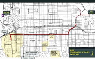 Rose Parade Route Map