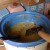 I use two large spatulas to remove the chicken. I use two large spatulas to remove the chicken.