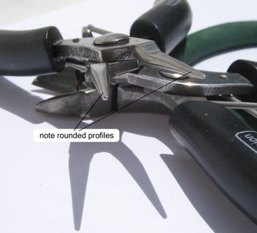 Round nose pliers profile