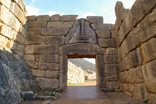 Guardians of gate, Mycenae