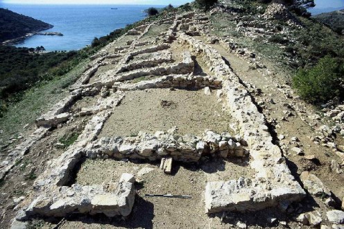 Ruins of Ajax the Great's palace at Salamis