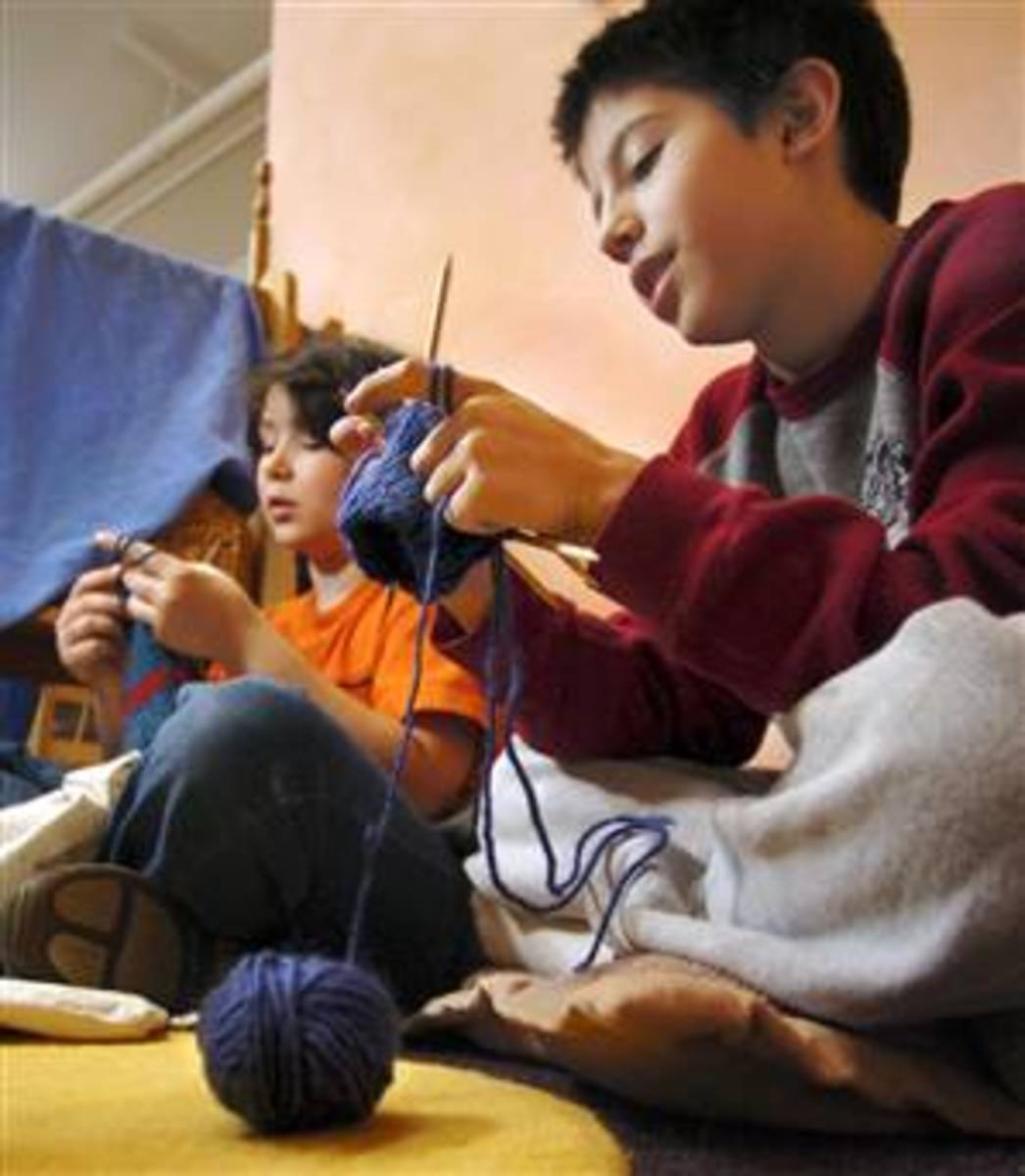 How to Teach a Child to Knit or Crochet HubPages