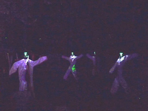 looks like Zombies are coming. Wait, maybe they're just dancing. They're drunk!