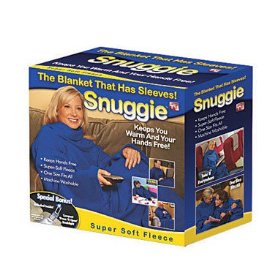 Snuggies - fleece blanket with sleeves