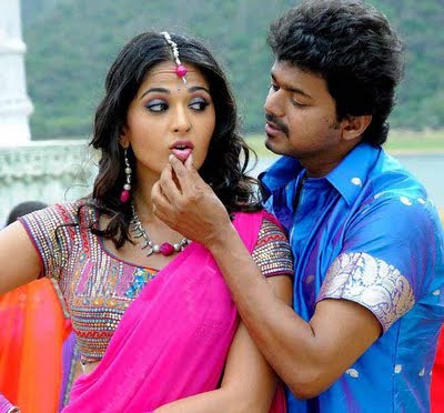 Vijay and Anushka in Vettaikaran