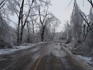 Many times, the Ice has to thaw before power repairs can be made.