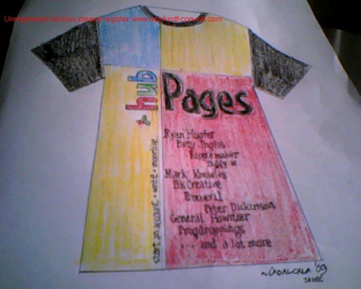 HubPages personalized T-shirts