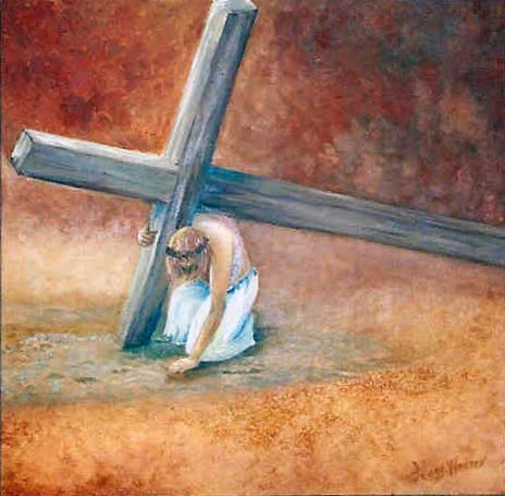 Luk 14:27  And whoever does not bear his cross and come after Me, he cannot be My disciple. 