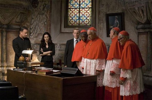 Scene from "Angels and Demons".