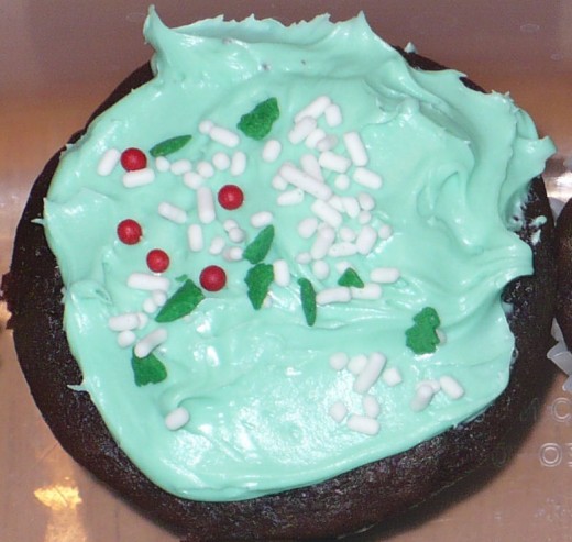 Happy Birthday Jesus Cupcake
