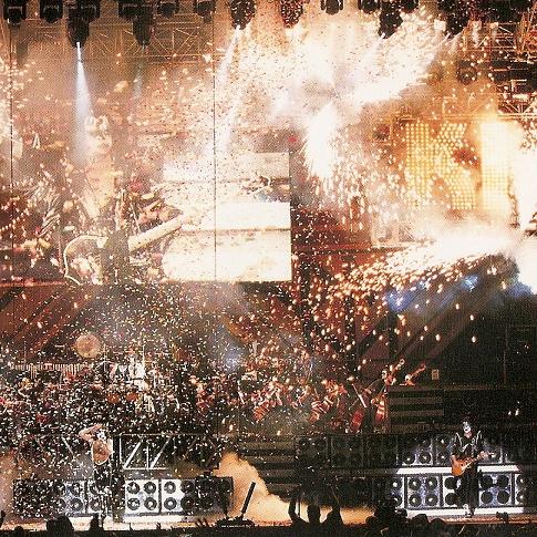 This photo is from the amazing KISS SYMPHONY! If you look closely you can see the Orchestra among the flames!