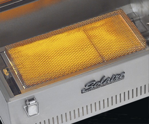Infrared grills can be over 1400 degrees for even searing and evenly distributed heat 