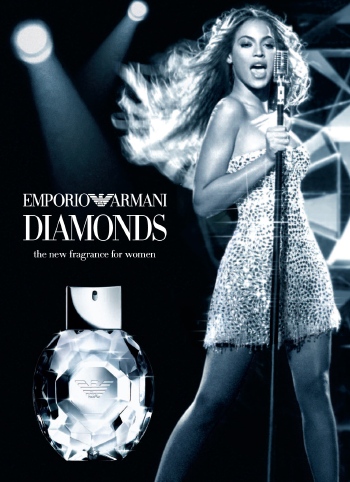 Giorgio Armani Diamonds campaign with Beyonce