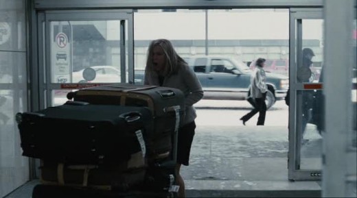 Lucy Hill's first encounter with Minnesota weather. Scene from the movie "New In Town."