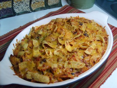 CHILI CASSEROLE:  Photo courtesy of http://theopenpantry.blogspot.com