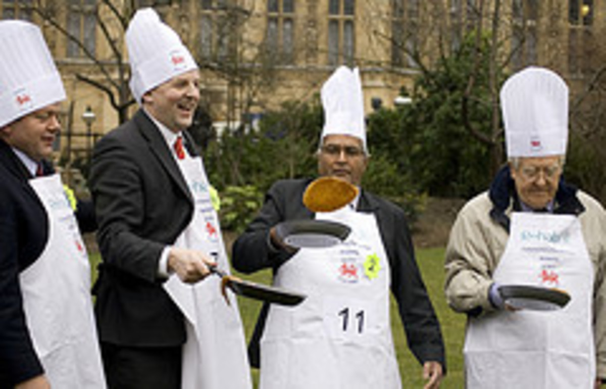 The Westminster Pancake race