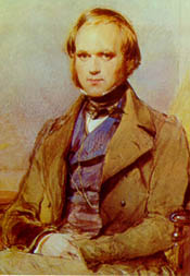 Darwin as a young man
