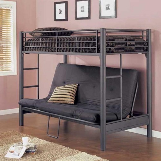 Metal Futon Bunk Bed
