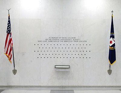 CI Memorial Wall , Langley VA photo Wikepedia