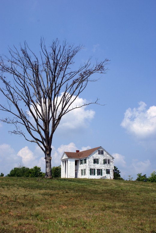 A typical plantation house.
