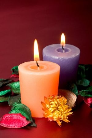 Make sure your aromatherapy or scented candles are made with organic, non-toxic materials.
