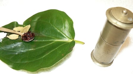 paan is used as a wrap 