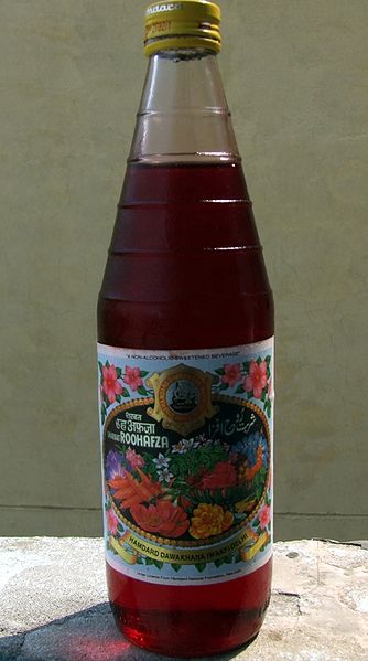 Rooh afza- rose syrup