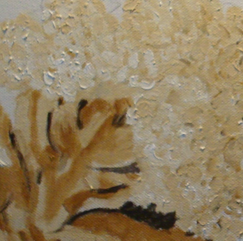 Texture painting of cauliflower