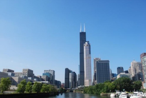 United States' Willis Tower ranks fourth tallest building in the world.