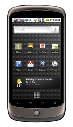  The Nexus One from HTC and Google
