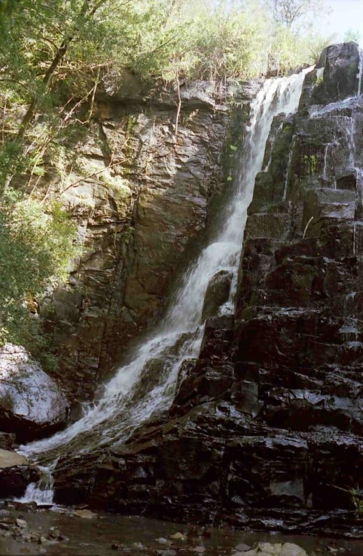A waterfall at the Hogsback, Eastern Cape, South Africa.