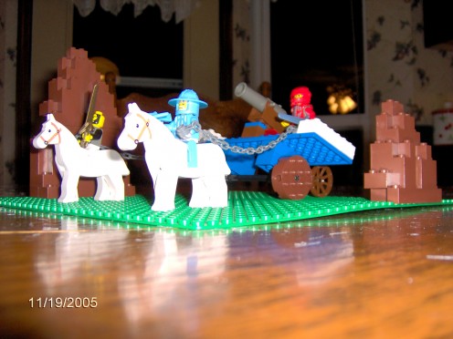 Battle time, with Legos!