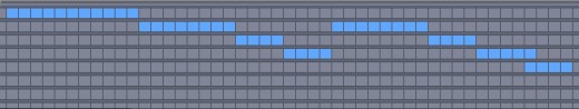 Patterns located in the song block.