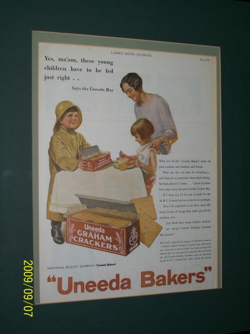 Graham crackers have been eaten for almost forever!