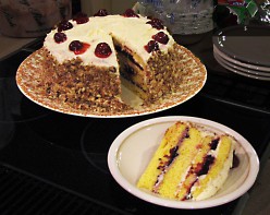 Polish Pastries - Lemon Raspberry Wedding Cake