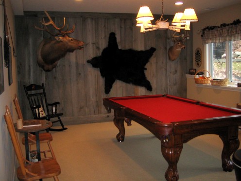 Rustic Game Room Decor