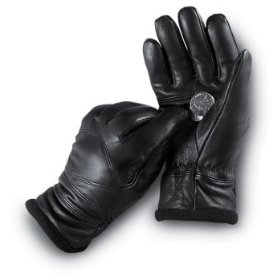 Ladies' Italian Leather Dress Gloves Black by Jacob Ash