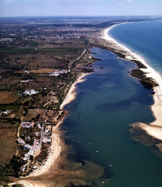 Eastern most point of Ria Formosa