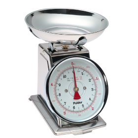 Stainless steel vintage kitchen scales