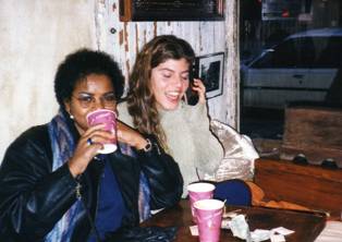 1998, Greenwich Village, New York  Jennifer Digennaro (on right)