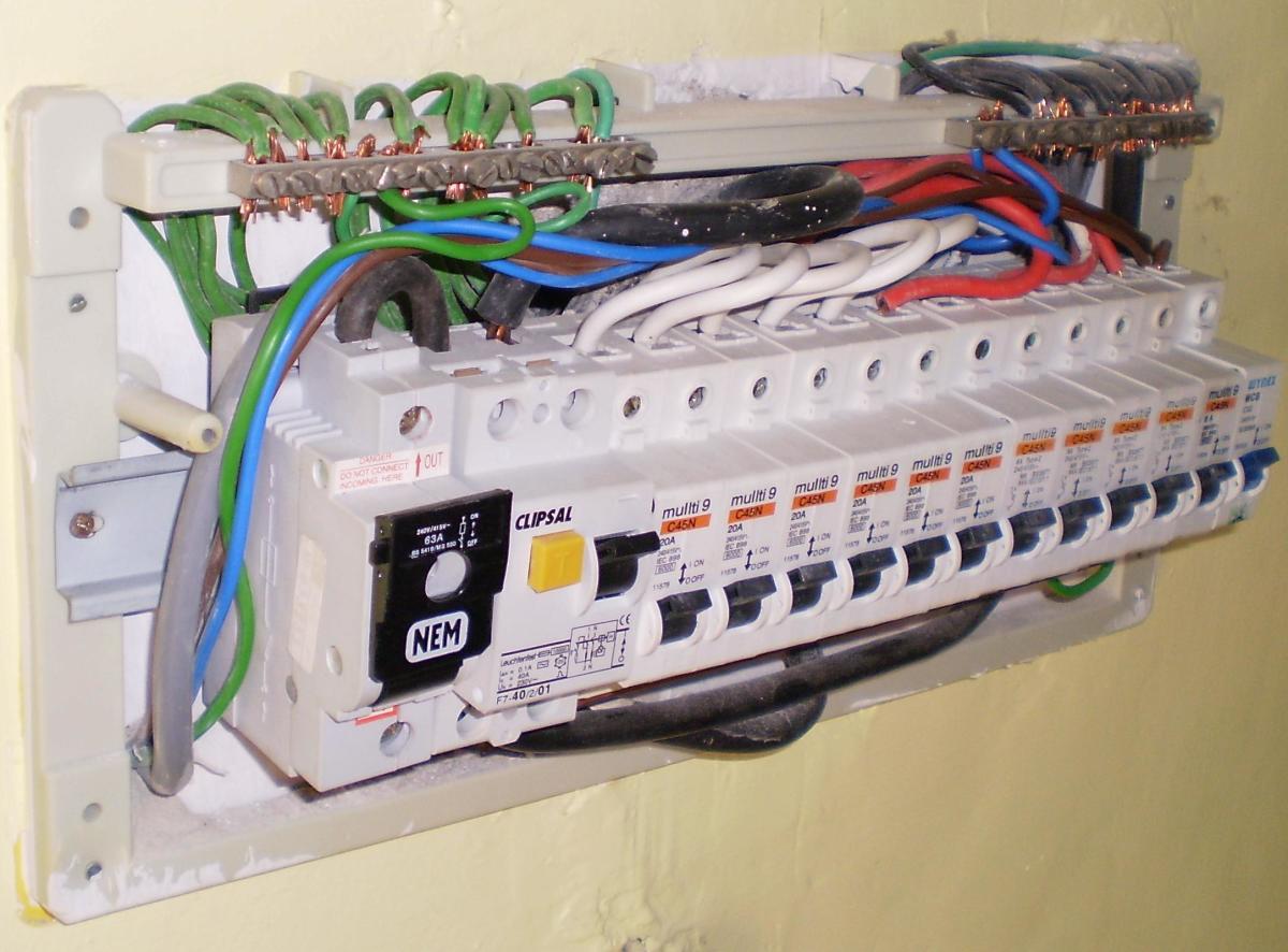 House Electric Panel Pictures | Dengarden domestic switchboard wiring diagram australia 