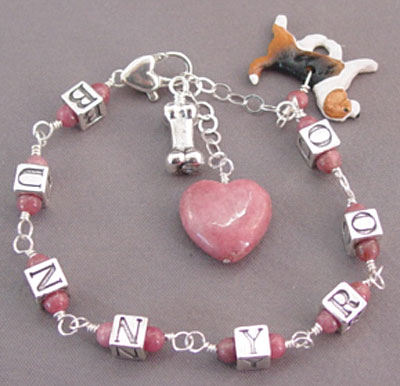 Made by a special woman who owns "For Love of a Dog Jewelry!"