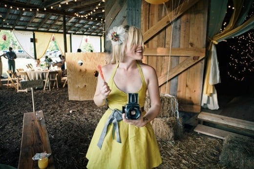 The best kept secret of day are the budget smashing, Two-step ready,  yellow/marigold bridesmaid dresses.  