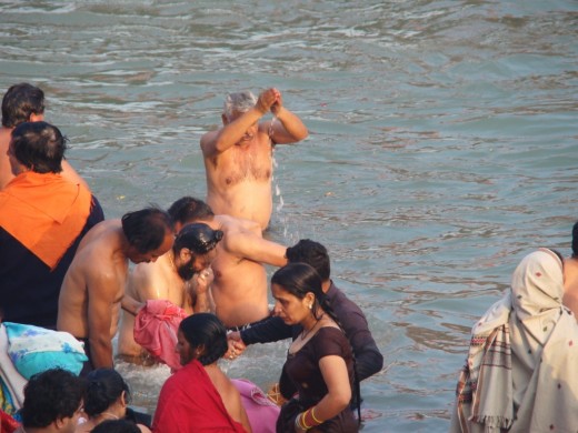 The holy dip at kumbha 2