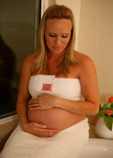 Breast pain during pregnancy.
