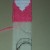 The bookmark is looks very appealing with the lustrous pink color being stitched on.