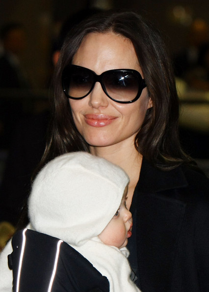 Angelina Jolie (oval face shape)