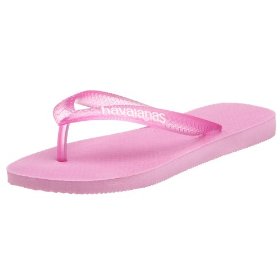 Pink flip-flops on sale at discount prices!