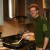 David stir-frying the bok choy & snow peas David stir-frying the bok choy & snow peas