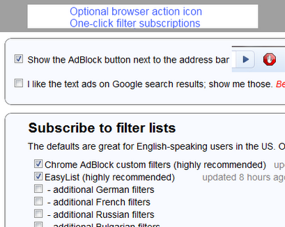 Google AdBlock Prevents Popups and adverts while you surf the Internet.
